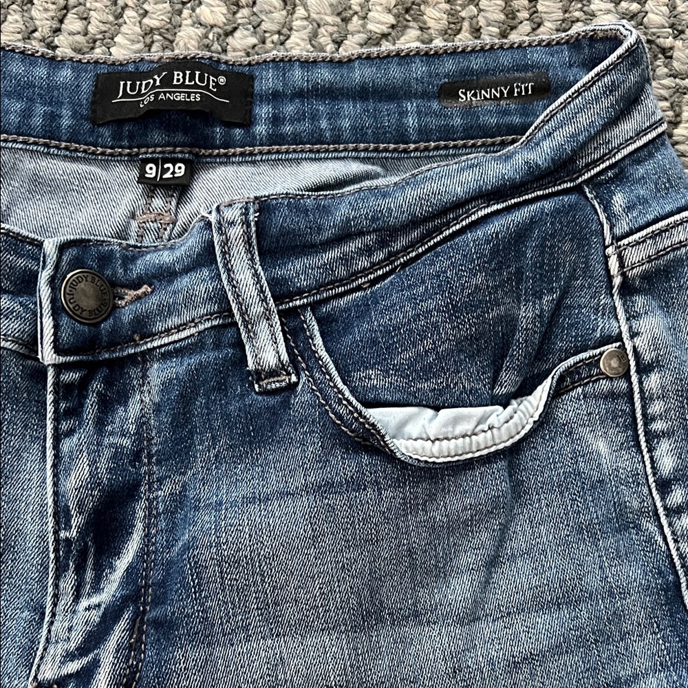 Judy Blue Distressed Denim Jeans skinny fit 9/29